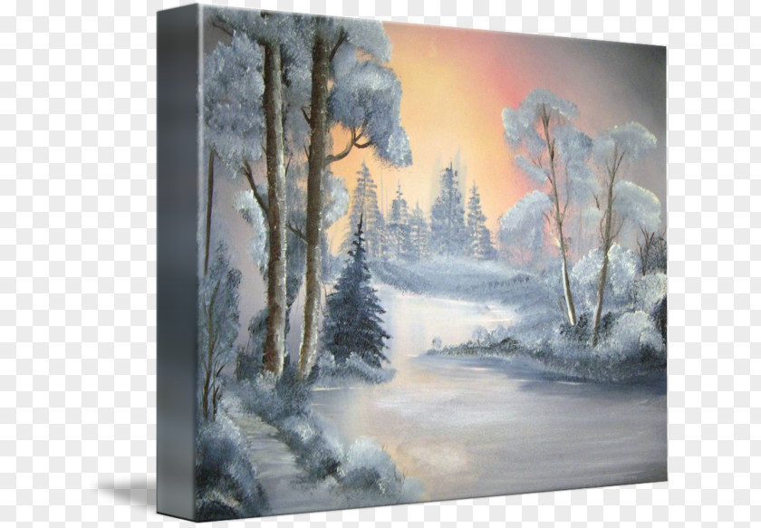 Painting Watercolor Winter Imagekind PNG