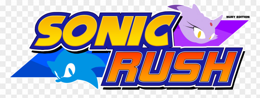 Sonic Rush Adventure Logo Generations PNG