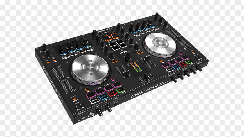 USB DJ Controller Disc Jockey Denon MC4000 Traktor MIDI PNG