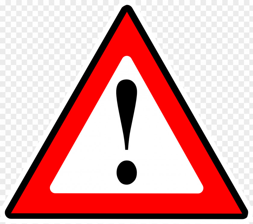 Warning Exclamation Mark Triangle Sign Clip Art PNG
