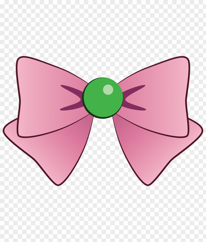 Pink M Bow Tie Clip Art PNG