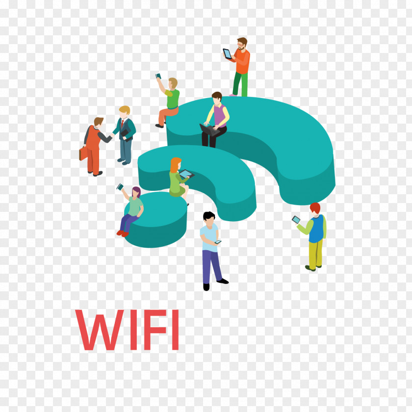WiFi Network Vector Material Computer Wi-Fi PNG