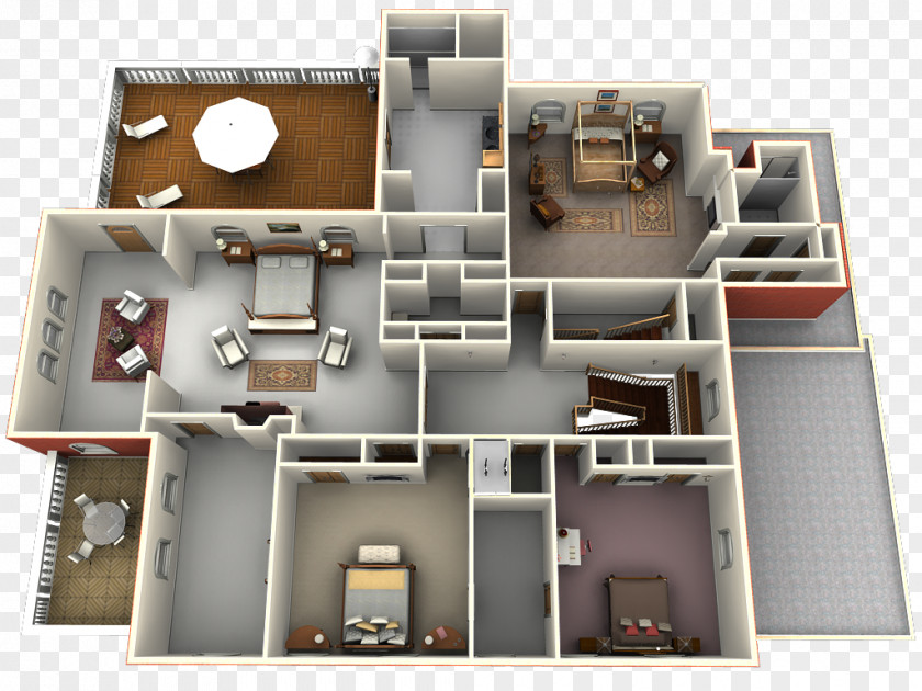 Apartment Floor Plan Foxland Crossing Bedroom PNG