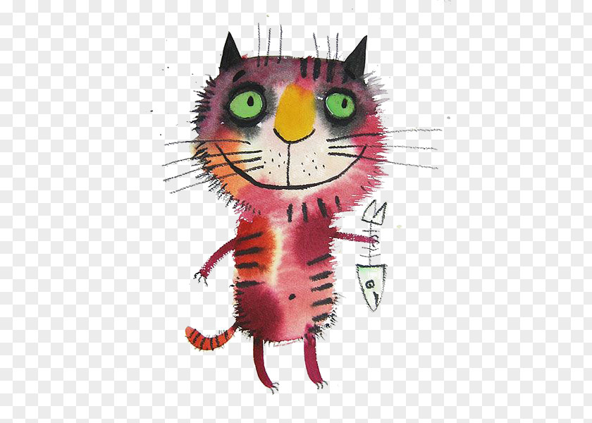 Cartoon Cat Illustrations Drawing Illustrator Art Illustration PNG