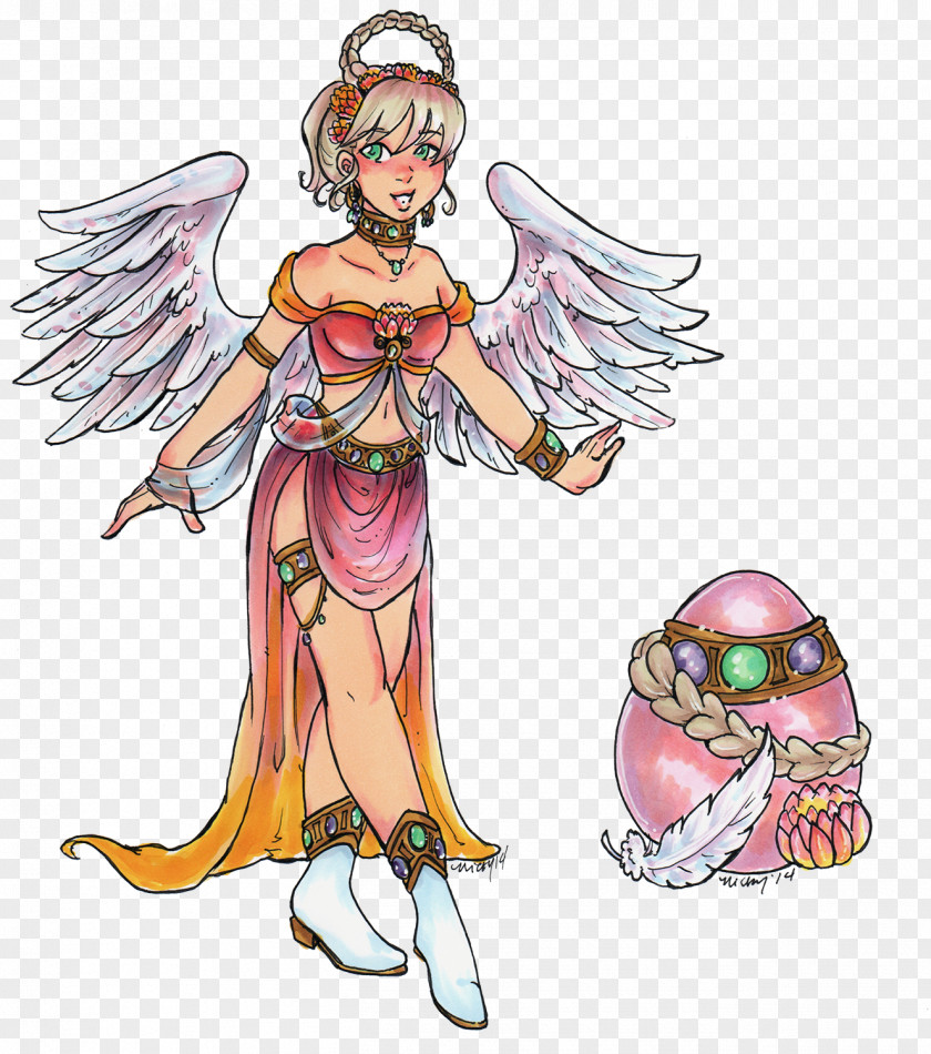 Fluttering Silk Fairy Homo Sapiens Cartoon Muscle PNG