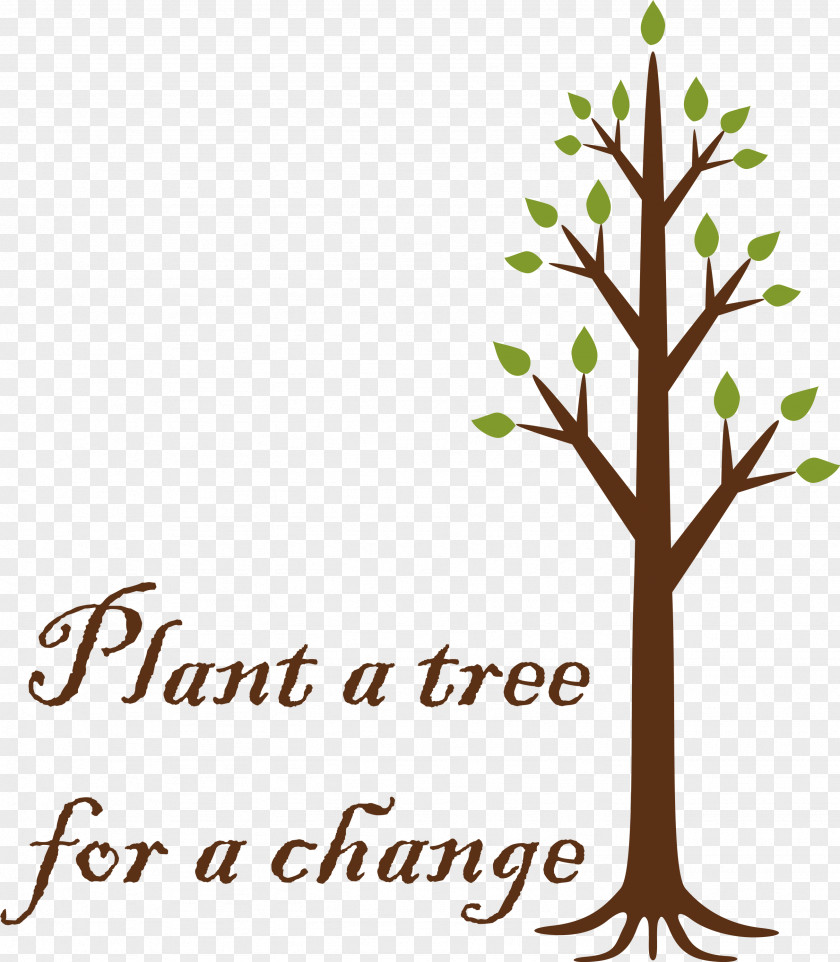 Plant A Tree For Change Arbor Day PNG