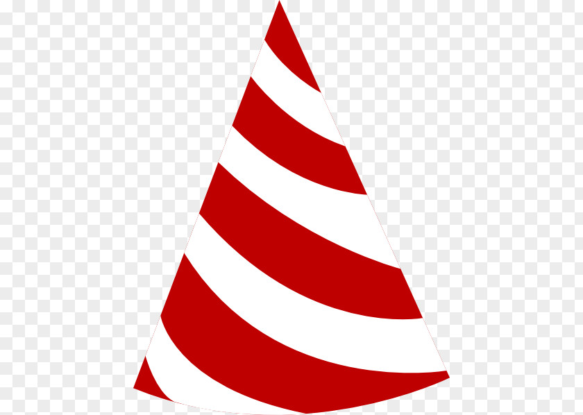 Red White Hat Party Clip Art Birthday PNG