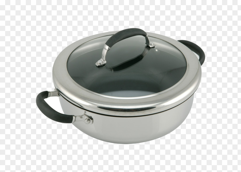 Steel Pot Circulon Cookware Casserola Stainless Frying Pan PNG