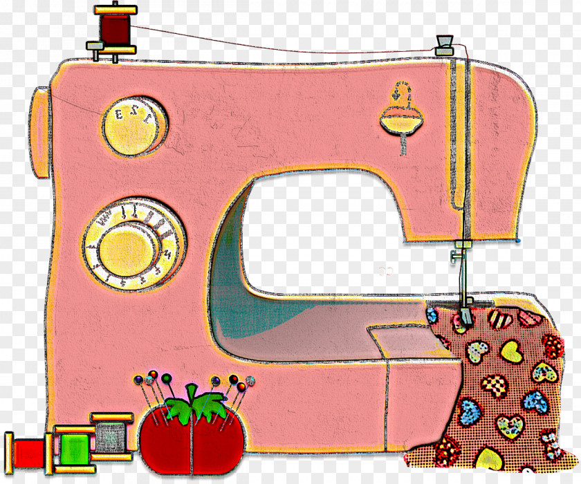 Sewing Machine Pattern Area PNG