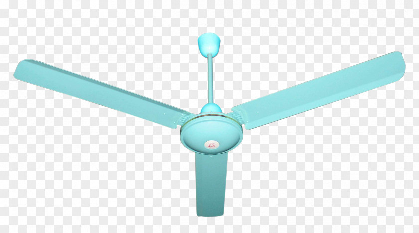Blue Leaf Ceiling Fan Wing Angle PNG
