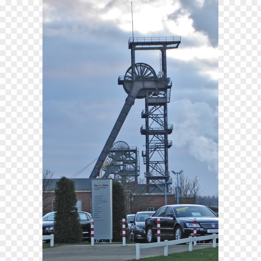 HAMM Ahlen Bergwerk Ost Vereinsheim Sandbochum Observation Tower Mine PNG