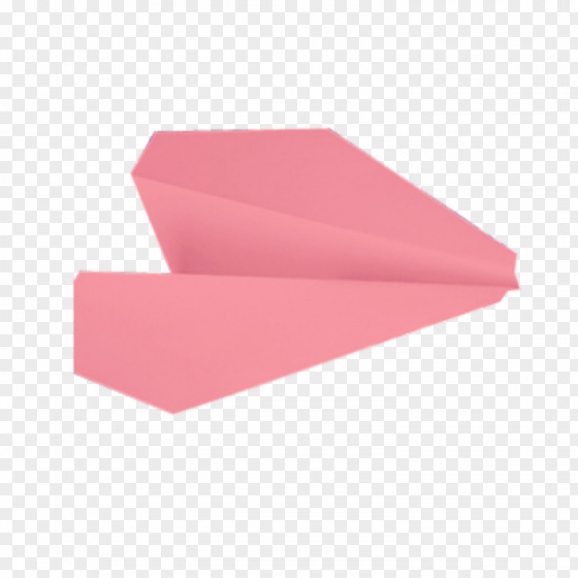 Magenta Art Paper Airplane PNG