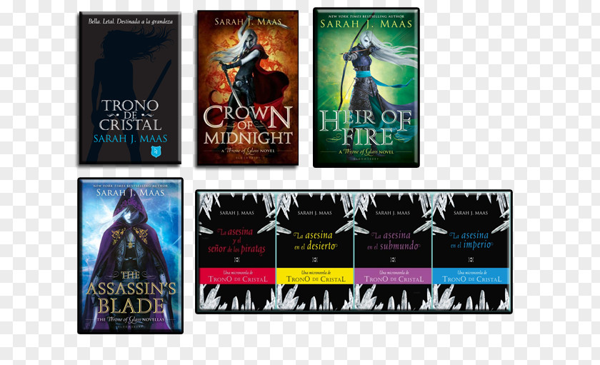 Trono The Assassin's Blade: Throne Of Glass Novellas Series Advertising Graphic Design Paperback PNG