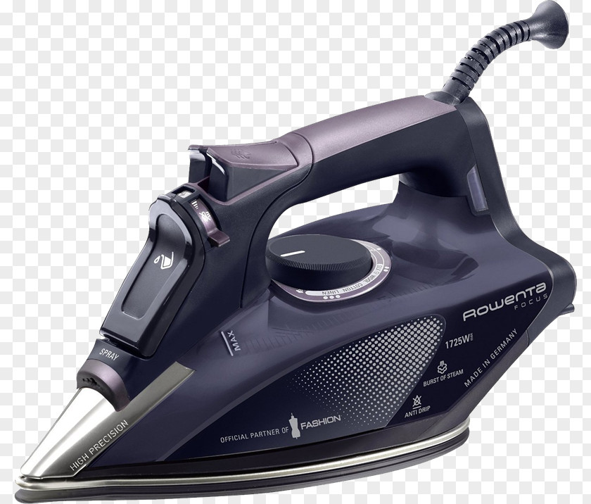 Wv Clothes Iron Rowenta Clothing Stainless Steel Ironing PNG