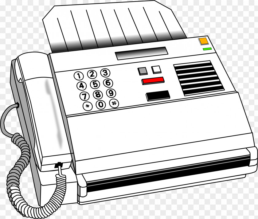 Internet Fax Machine Clip Art PNG