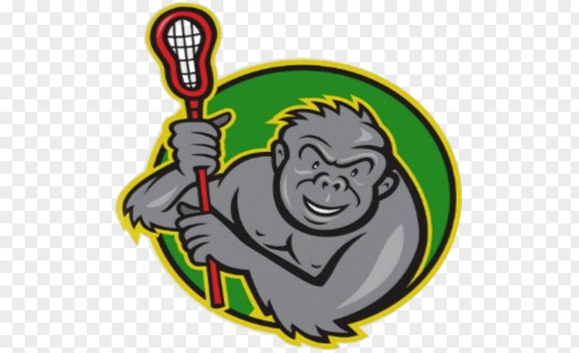 Lacrosse Ape Sticks Gorilla PNG