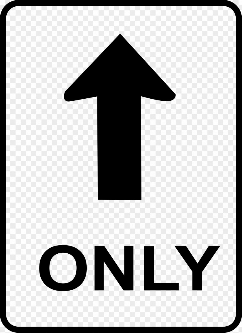 Way Clipart One-way Traffic Sign Clip Art PNG