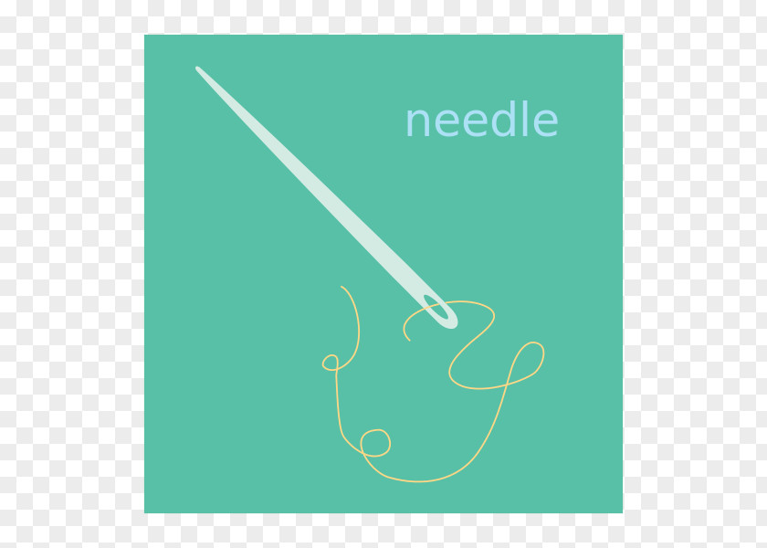 Needle Computer Font Hand-Sewing Needles PNG