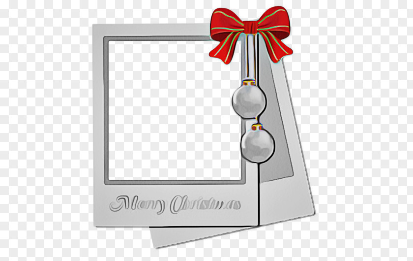 Bow Tie Picture Frame Christmas PNG