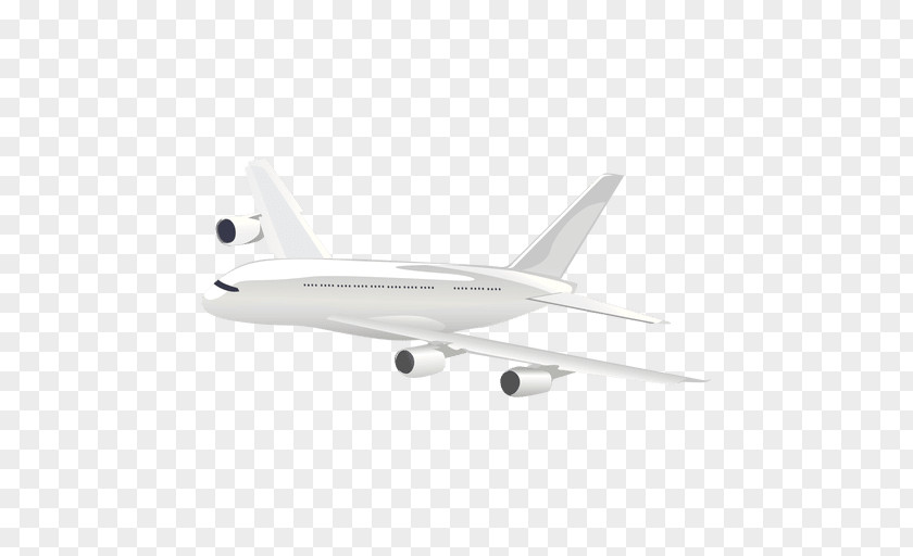 Cartoon Airplane Aircraft Airbus A380 Air Travel PNG