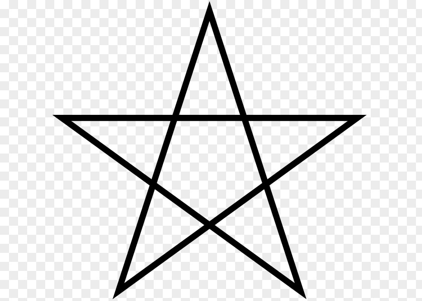 Five-pointed Vector Circle Pentagram Star Polygon PNG