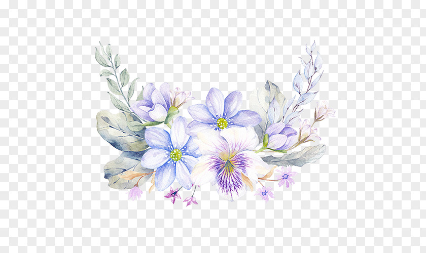 Hand Painted Flower Watercolor Illustration PNG painted flower watercolor illustration clipart PNG