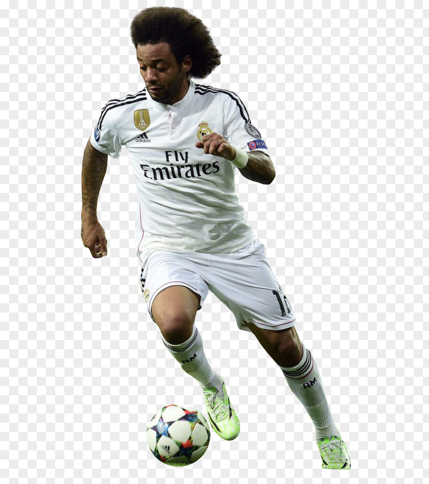 Marcelo Brazil Vieira Football Player Real Madrid C.F. Rendering PNG