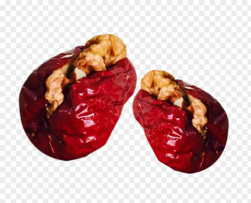 Two Red Dates Plus Nuclear Picture Material Jujube Praline PNG