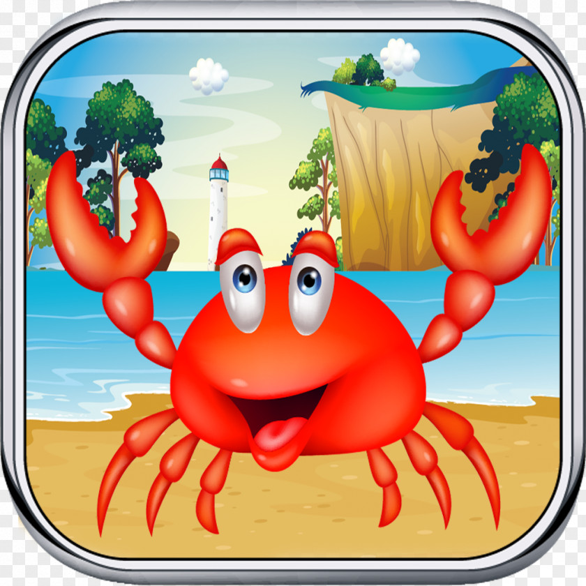 Crab Cartoon IPod Touch App Store Apple Castles PNG