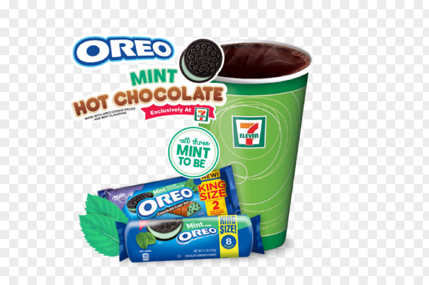 Drink Hot Chocolate Reese's Peanut Butter Cups Oreo 7-Eleven PNG