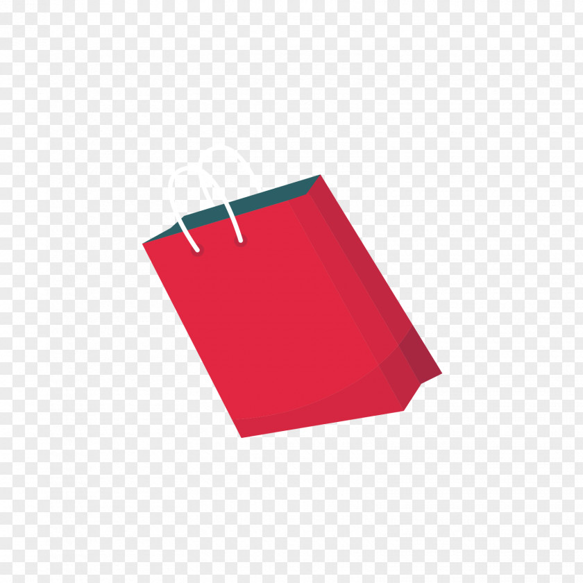 Red Shopping Bags Reusable Bag PNG