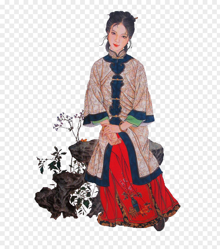 Women In Ancient China Wang Xifeng Dream Of The Red Chamber Qing Dynasty Pinger Jia Qiaojie PNG