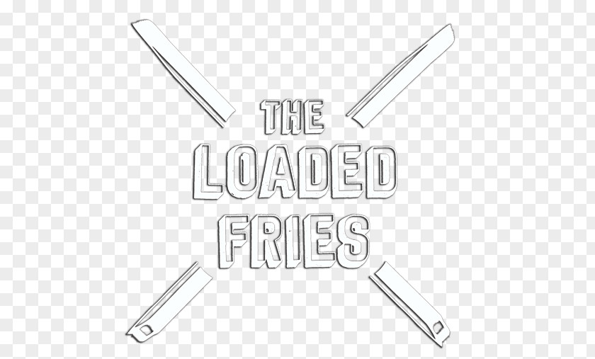 Loaded Fries Brand Line Art Material PNG