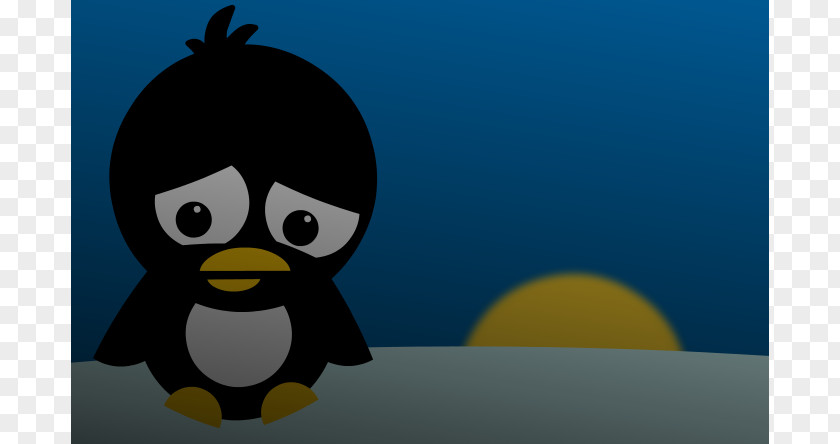 Sad Penguin Cliparts Club Bird Sadness Clip Art PNG