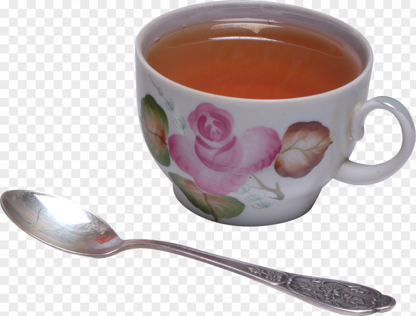 Tea Cup Teacup Coffee Spoon Cutlery PNG