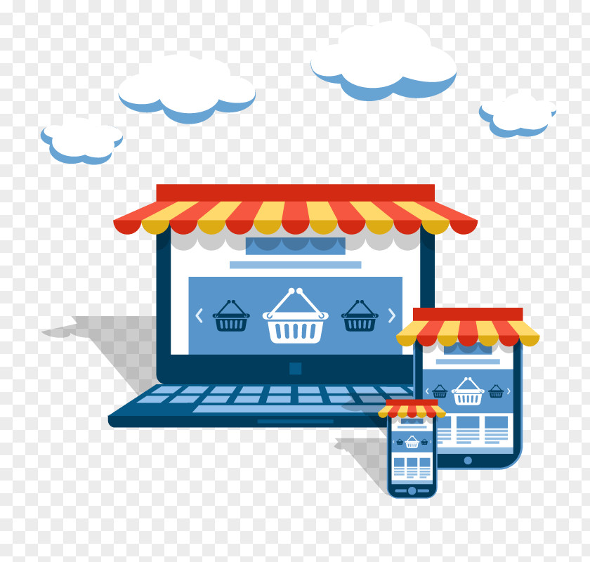 Web Design Online Shopping E-commerce Retail And Offline PNG