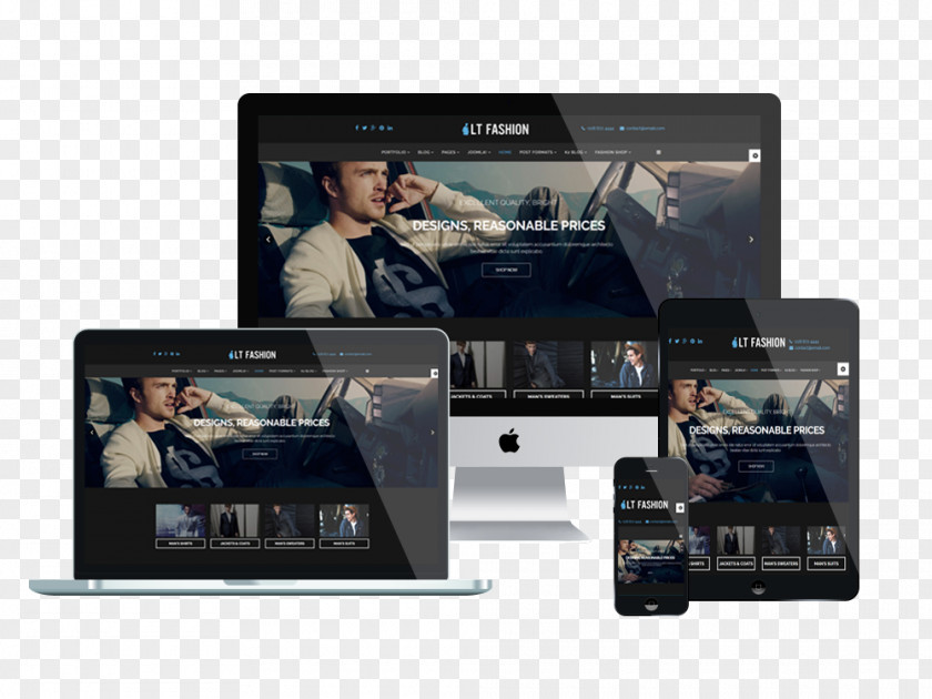 WordPress Responsive Web Design Template System Joomla PNG