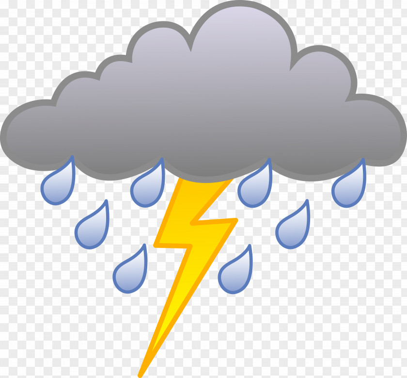 Cloudy Weather Pictures For Kids Thunderstorm Rain Clip Art PNG
