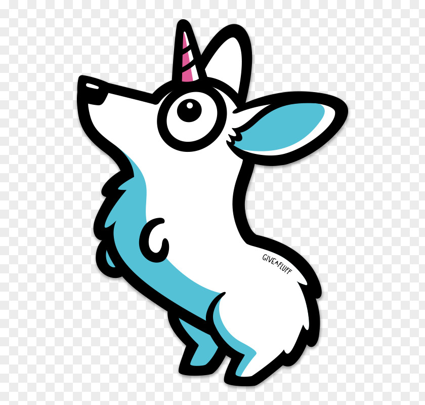 Fluffy Corgi Tumblr Pembroke Welsh Pet Canidae Sticker PNG