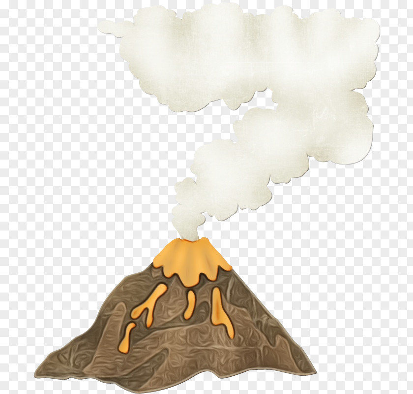 Meteorological Phenomenon Volcanic Landform Volcano Cartoon PNG