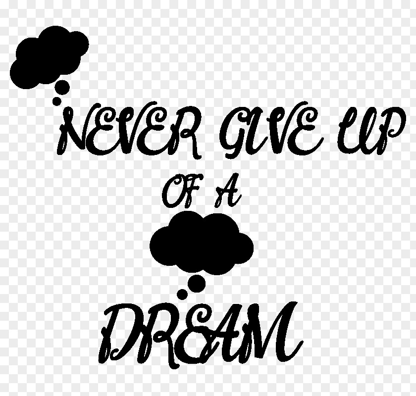 Never Give Up Logo Brand Point White Font PNG