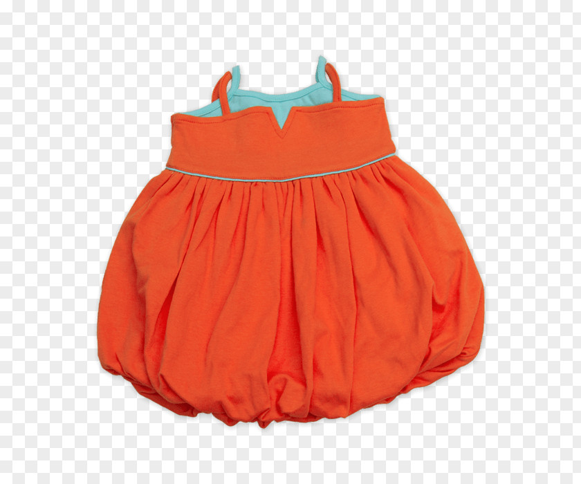 Orange Dress Skirt RED.M PNG