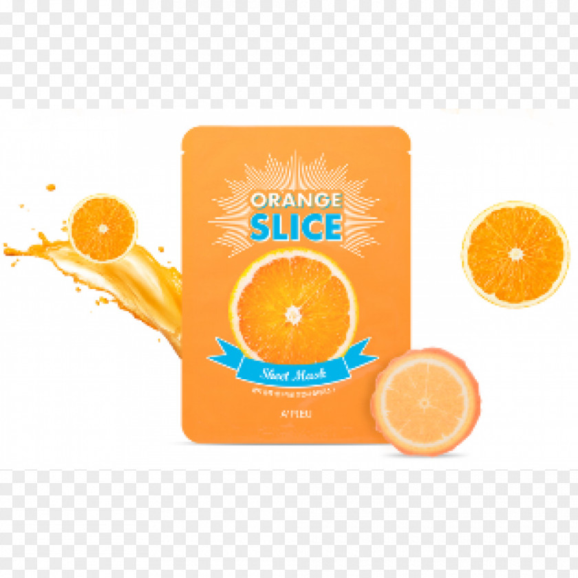 Orange Slice Mask Skin Extract PNG