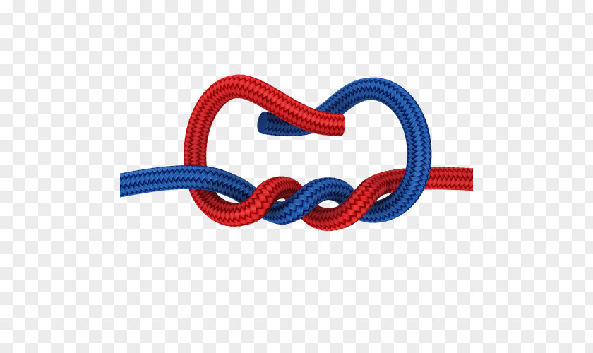 Rope Knot Electric Blue PNG