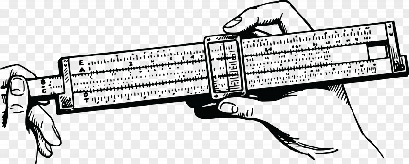 Text Mathematics Slide Rule PNG