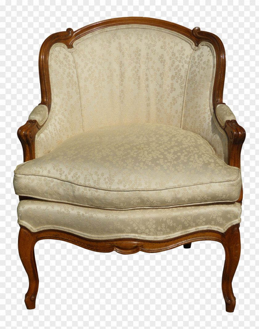 Antique Loveseat Club Chair PNG