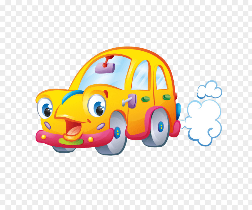 Car Child Sticker Drawing Wall Decal PNG