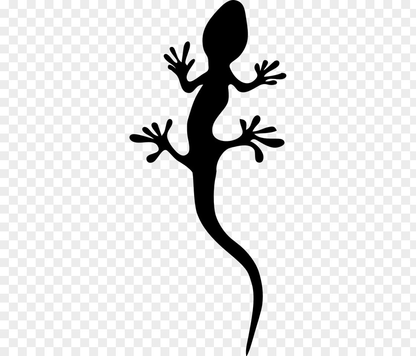 Lizard Reptile Silhouette Clip Art PNG
