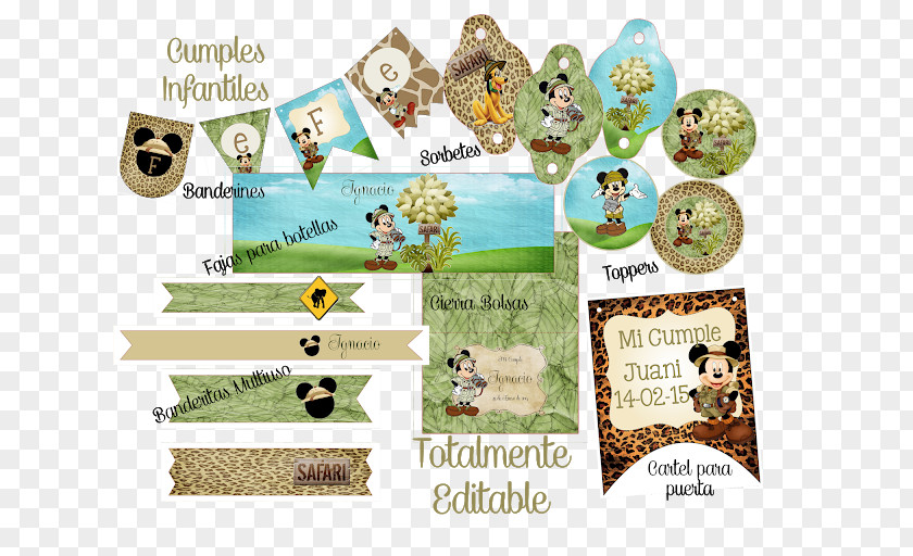 Minnie Safari Animal Brand Font PNG