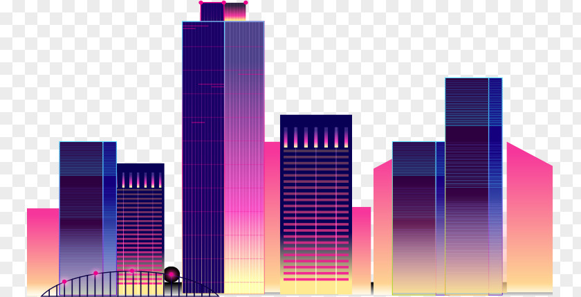 Night City Building PNG